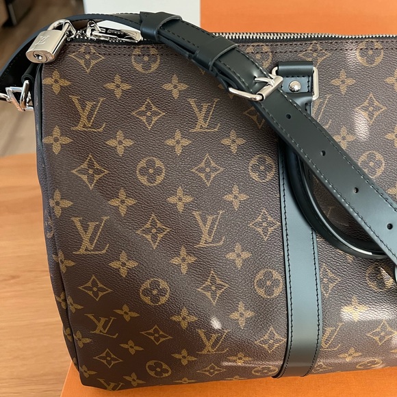 Louis Vuitton Monogram Macassar Keepall 45 Bandouliere - Picture 8 of 16